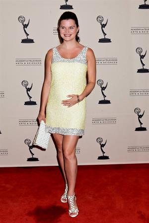Heather Tom attends the 39th annual daytime Emmy Awards nominees reception at SLS Hotel on June 14, 2012 in Beverly Hills, California