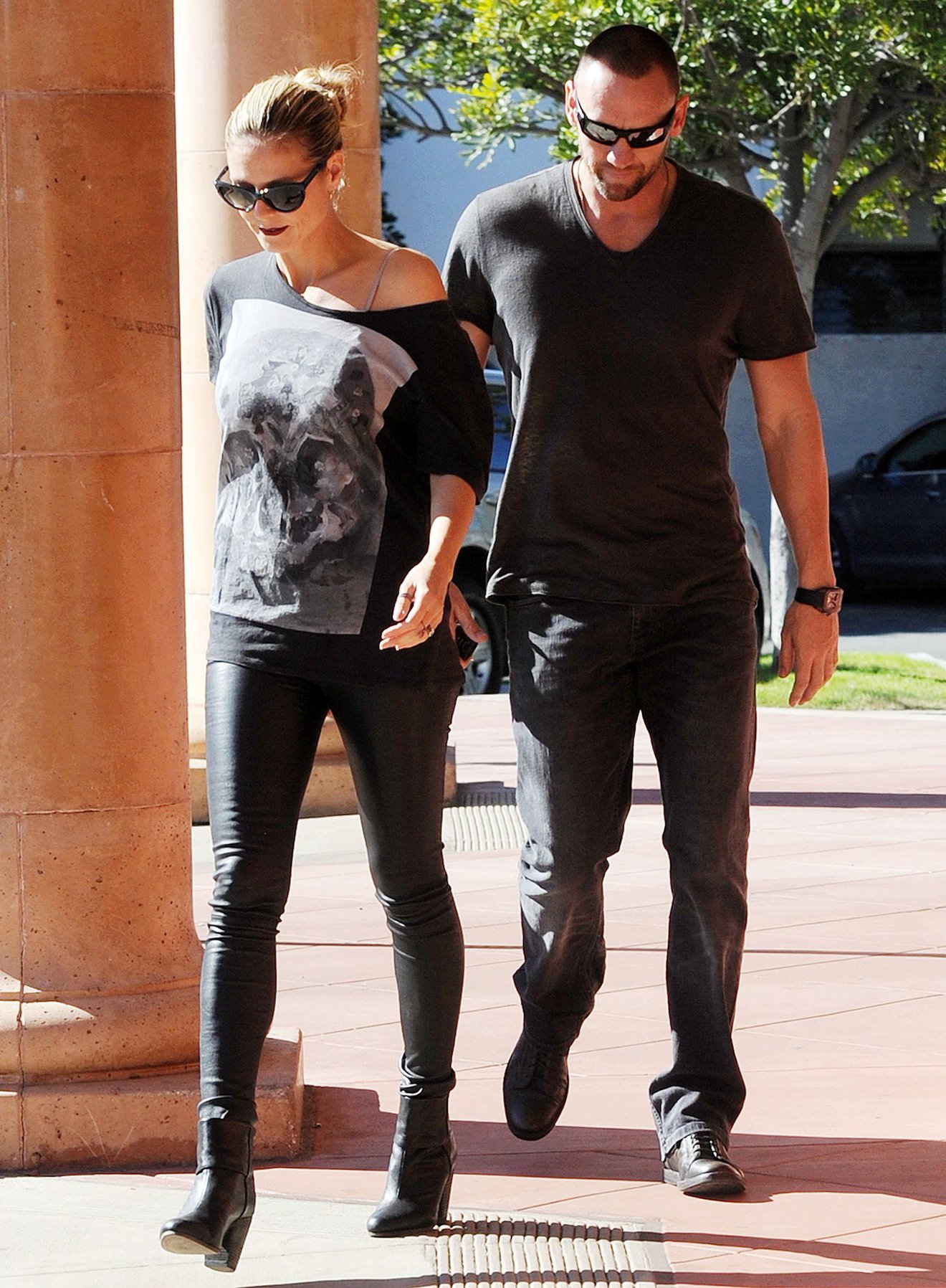 Heidi Klum Grocery shopping in Brentwood