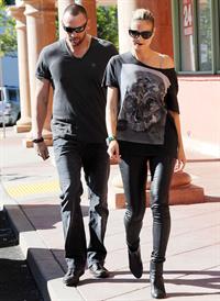 Heidi Klum Grocery shopping in Brentwood