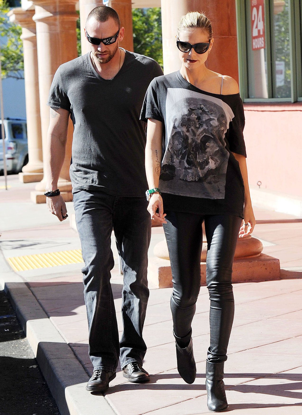 Heidi Klum Grocery shopping in Brentwood