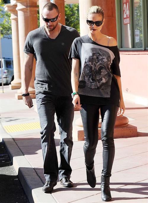 Heidi Klum Grocery shopping in Brentwood