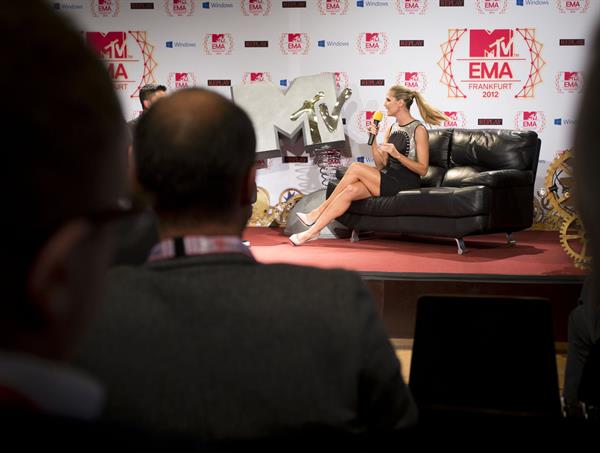 Heidi Klum MTV EMA's 2012 City Hall in Frankfurt on November 10, 2012