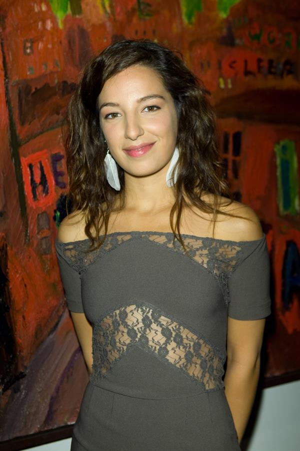 Vanessa Lengies - Chuck Connelly Art Opening at Trigg Ison Fine Arts -- Los Angeles, Oct. 29, 2009  