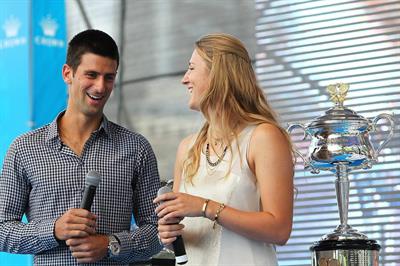Victoria Azarenka  Official Draw for the 2013 Australian Open in Melbourne  January 11, 2013 