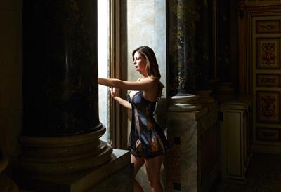 Mathilde Gøhler in lingerie