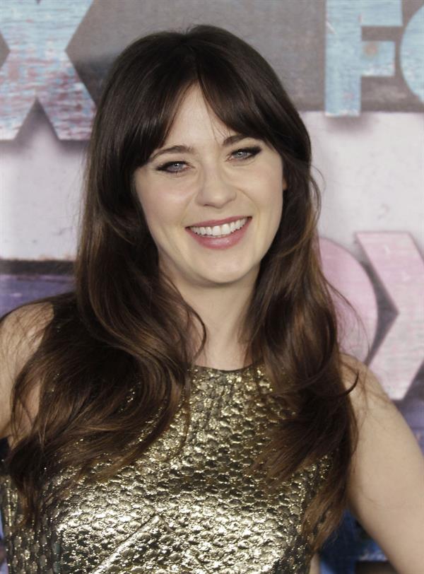 Zooey Deschanel - Arrives the FOX All-Star Party Soho House in West Hollywood 23.07.12