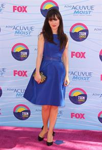 Zooey Deschanel - 2012 Teen Choice Awards in Universal City (July 22, 2012)