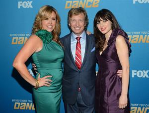 Zooey Deschanel - So You Think You Can Dance 200th Episode Celebration in Los Angeles on June 25, 2012