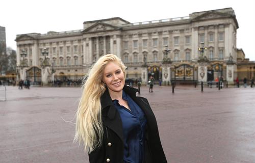 Heidi Montag Visiting London on January 3, 2013