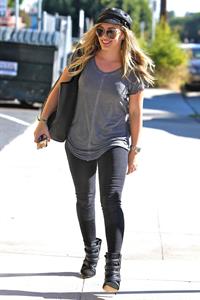 Hilary Duff candids in Santa Monica 11/1/13  