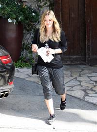 Hilary Duff - visits a friend in West Hollywood 11/7/13