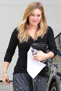 Hilary Duff - visits a friend in West Hollywood 11/7/13