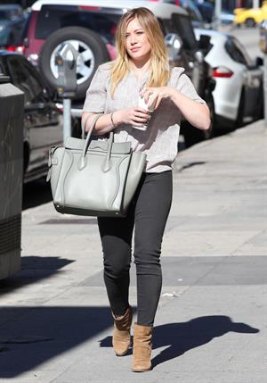 Hilary Duff in LA 1/18/13  