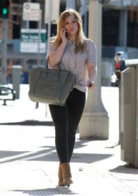 Hilary Duff in LA 1/18/13  