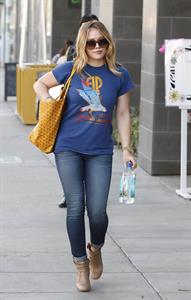 Hilary Duff out and about in Los Angeles 1/8/13 