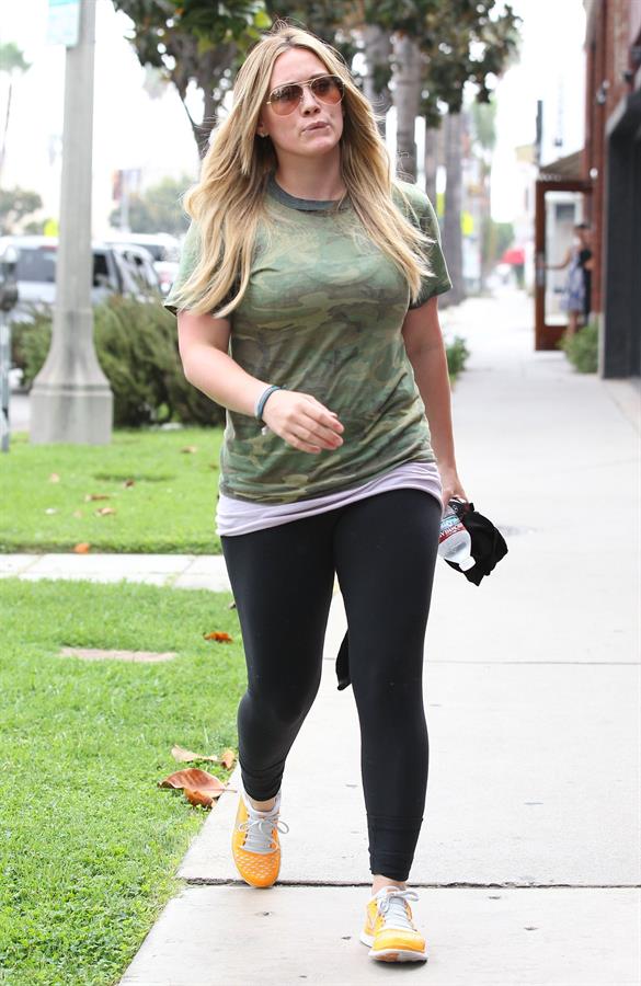 Hilary Duff in Hollywood - August 23, 2012