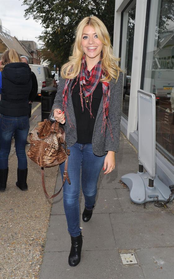Holly Willoughby The Riverside Studios in London - October 10, 2012 