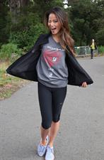 Jamie Chung - Wearing spandex at AIDS Walk in San Francisco (July 15, 2012)