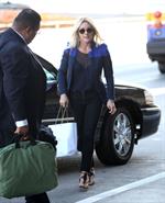 Jane Krakowski arrives at LAX Airport - September 24, 2012 