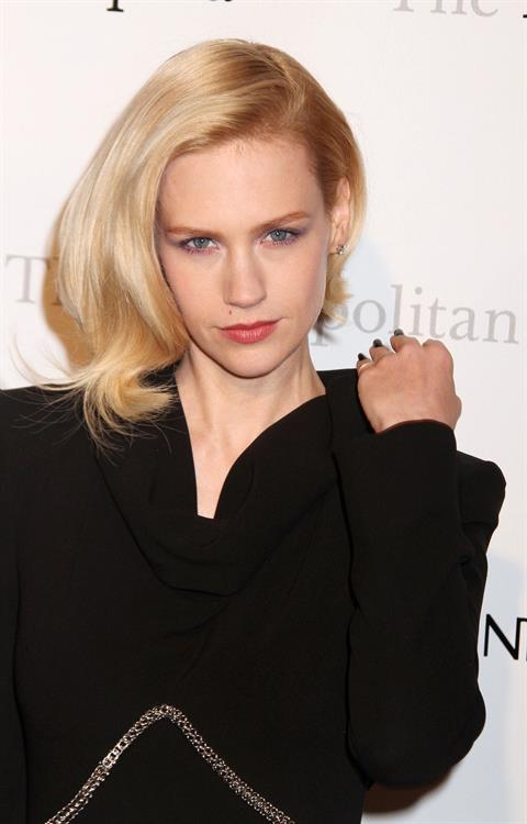 January Jones Metropolitan Opera Gala Premiere of Manon in New York on March 26, 2012 
