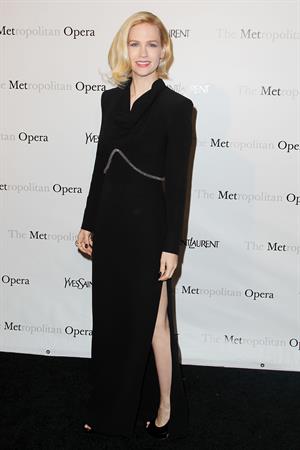 January Jones Metropolitan Opera Gala Premiere of Manon in New York on March 26, 2012 