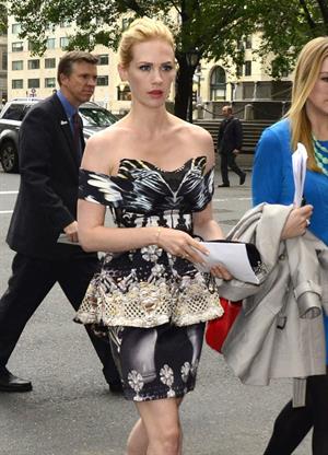 January Jones LA Revolution Bleue screening in New York City on May 5, 2012