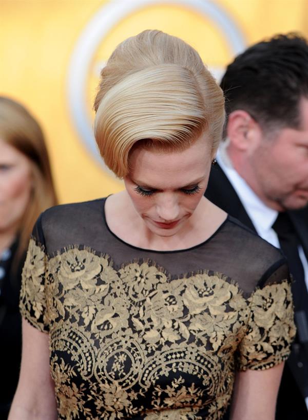 January Jones 17th annual Screen Actors Guild Awards on January 1, 2011