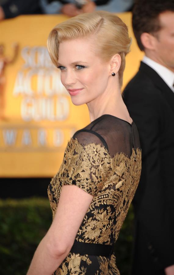 January Jones 17th annual Screen Actors Guild Awards on January 1, 2011