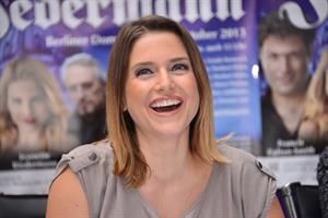 Jeanette Biedermann Jedermann Photocall & Pressekonferenz in Berlin on August 7, 2013