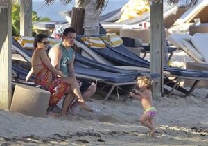 Jenna Dewan-Tatum - at the beach in St Barts 12/31/12  