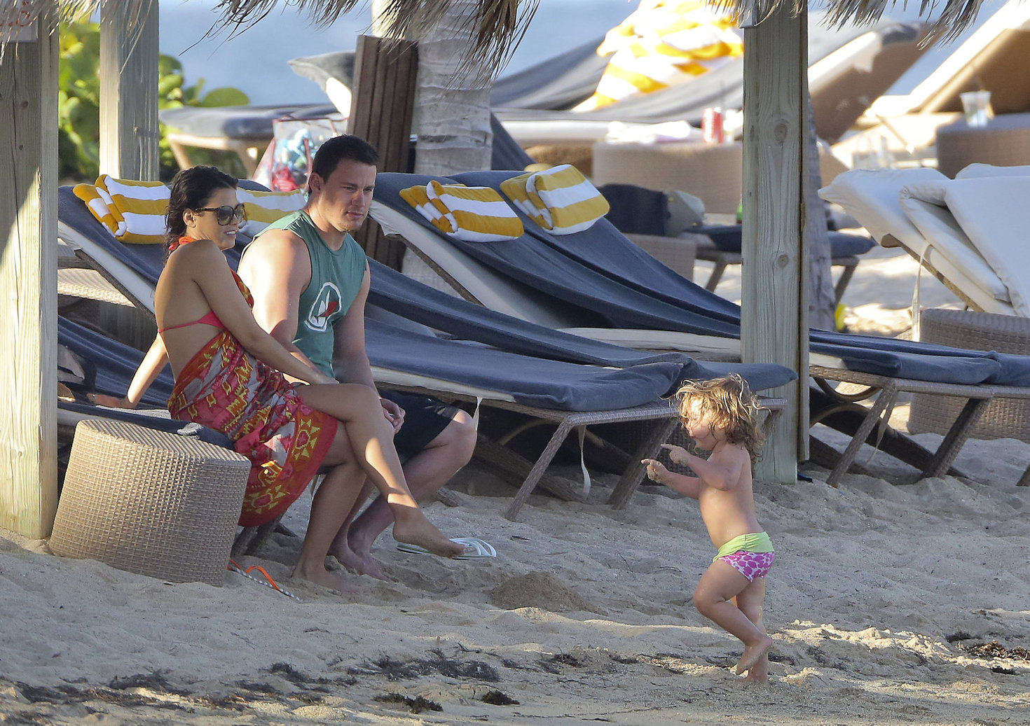 Jenna Dewan-Tatum - at the beach in St Barts 12/31/12  