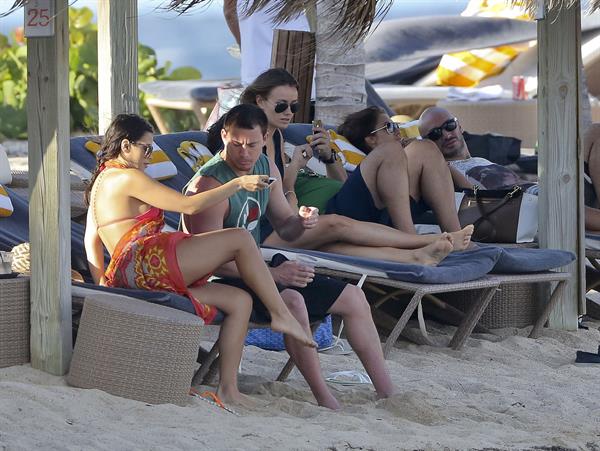 Jenna Dewan-Tatum - at the beach in St Barts 12/31/12  