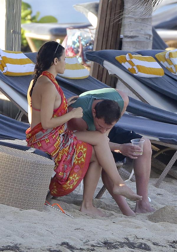 Jenna Dewan-Tatum - at the beach in St Barts 12/31/12  