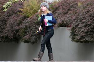 Jennette McCurdy leaving her hotel in Vancouver 11/1/12 
