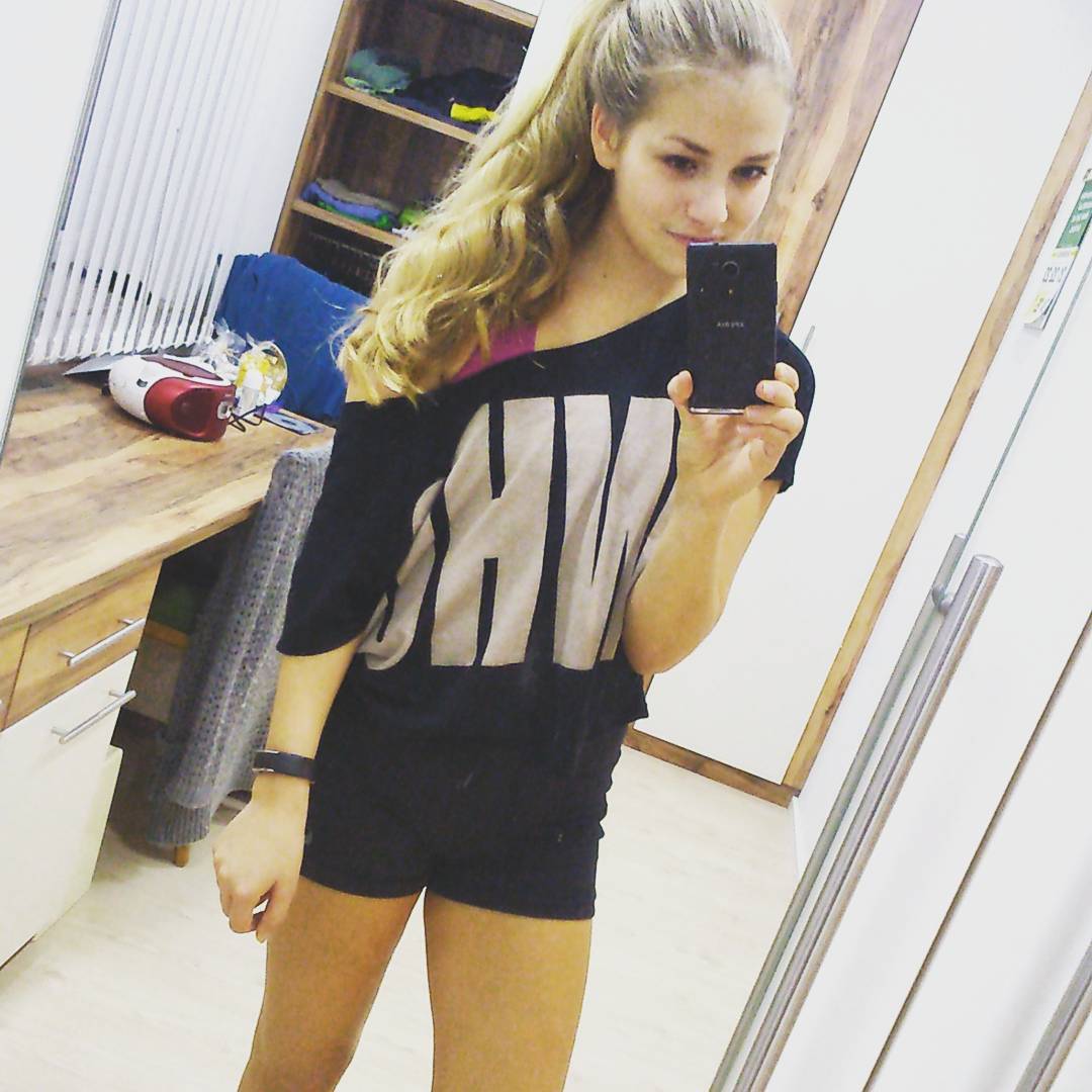 Picture of the hot young model Michaela Schimböck