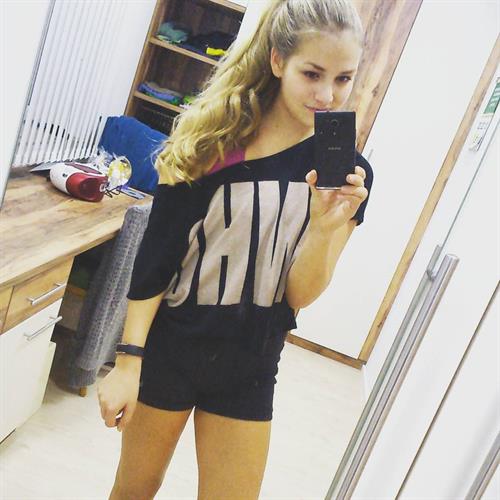 Picture of the hot young model Michaela Schimböck