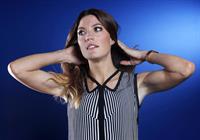 Jennifer Carpenter posing for Carlo Allegri portraits in New York City - October 26, 2012 