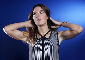 Jennifer Carpenter posing for Carlo Allegri portraits in New York City - October 26, 2012 