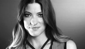 Jennifer Carpenter posing for Carlo Allegri portraits in New York City - October 26, 2012 