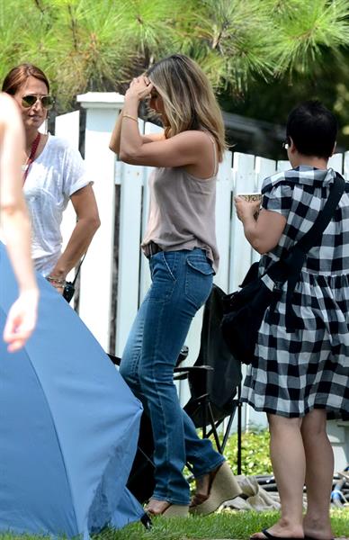 Jennifer Aniston - On the Set of We're the Millers - Wilmington - August 17, 2012