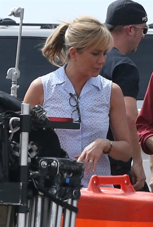 Jennifer Aniston set of 'We're the Miller' in NM 9/24/12 