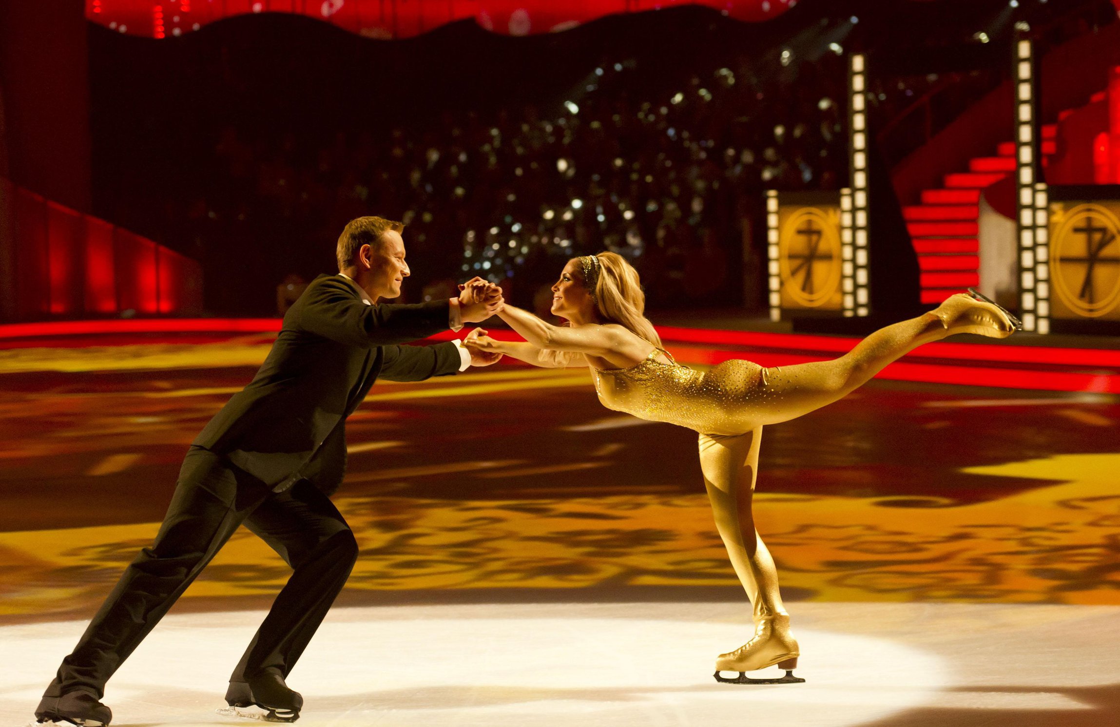 Jennifer Ellison Dancing on Ice Promos on January 15, 2012