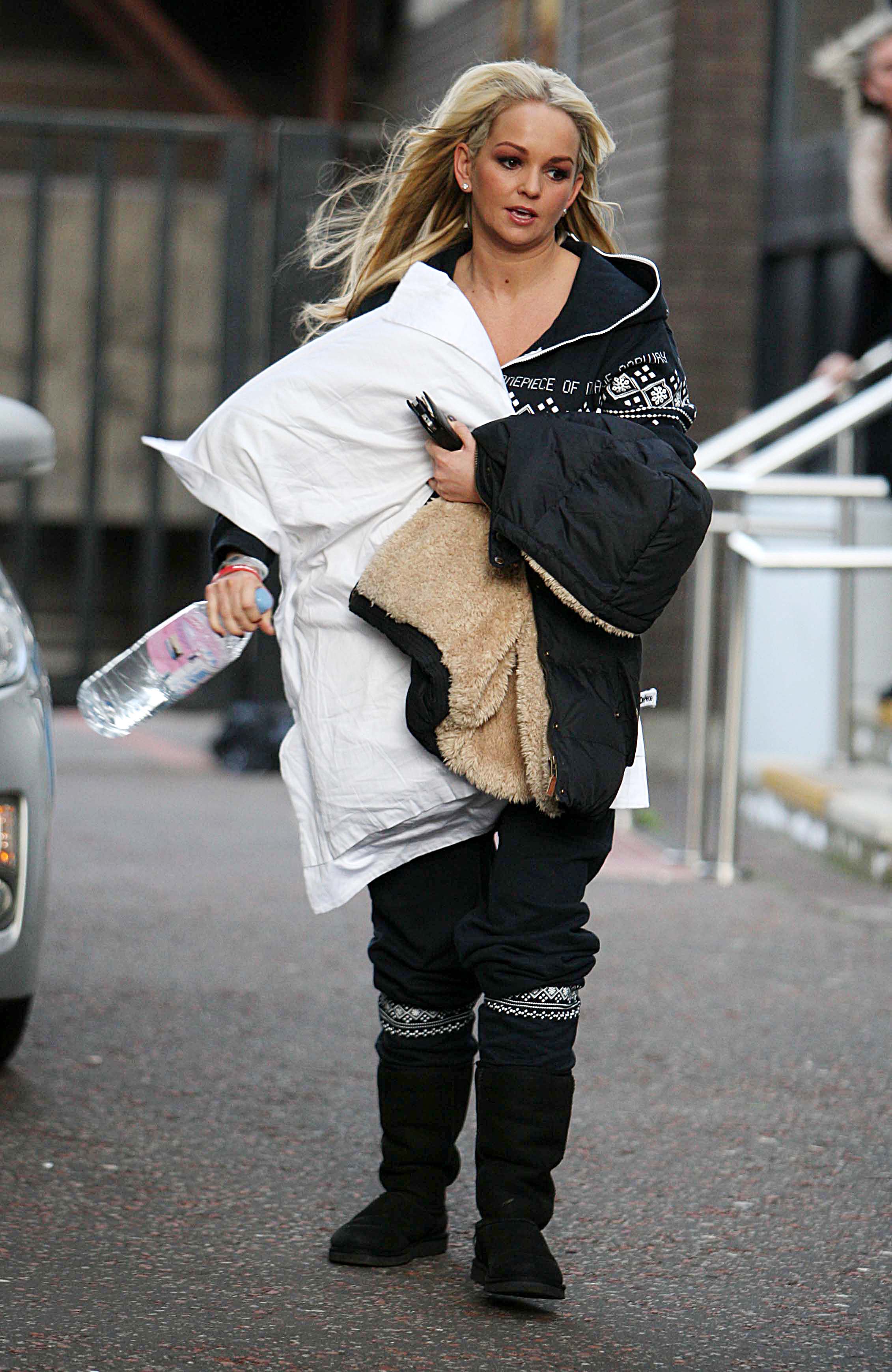 Jennifer Ellison ITV studios in London on January 4, 2011