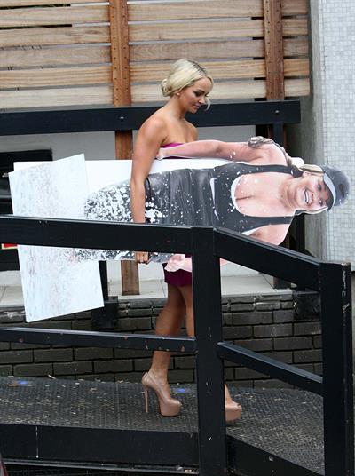 Jennifer Ellison ITV studios London 9th Jan 2012 