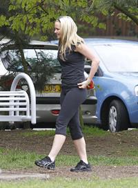 Jennifer Ellison working out in Liverpool April 14, 2011 