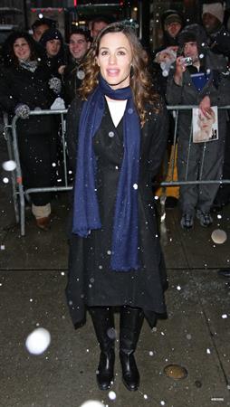 Jennifer Garner arriving at the Good Morning America Studios in New York City February 10, 2010