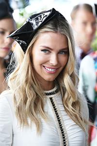Jennifer Hawkins Myer A/W Racing Collection preview in Sydney 3/12/13 