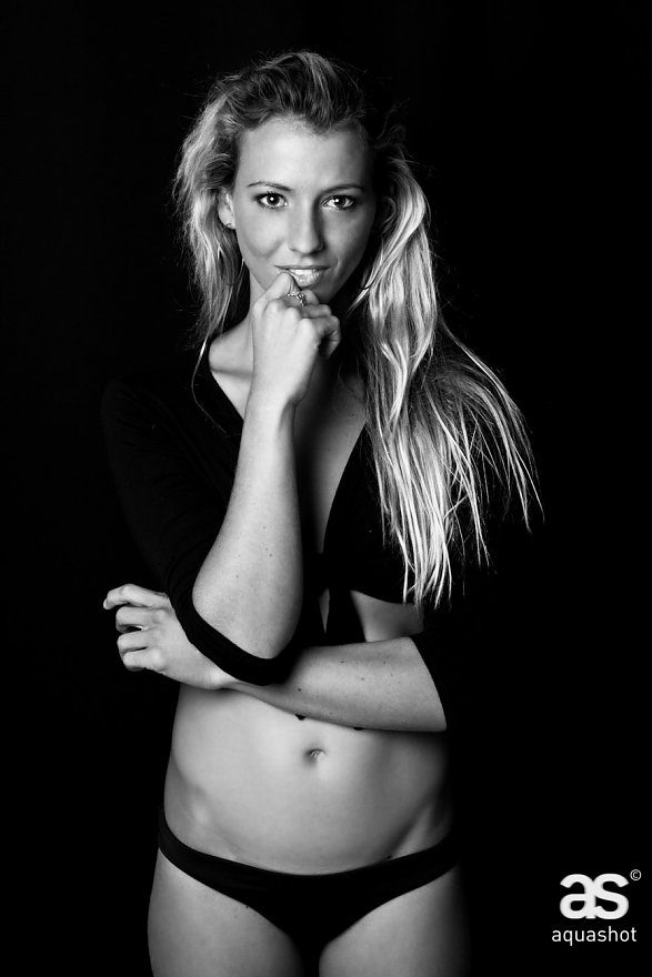 Maud Le Car in a bikini