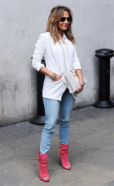 Jennifer Lopez - Pictured at Radio 1 in London on May 30, 2013