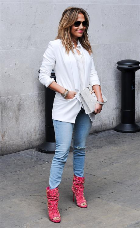 Jennifer Lopez - Pictured at Radio 1 in London on May 30, 2013